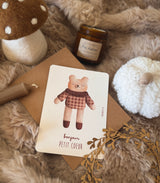 Carte “Doudou Ours blanc"