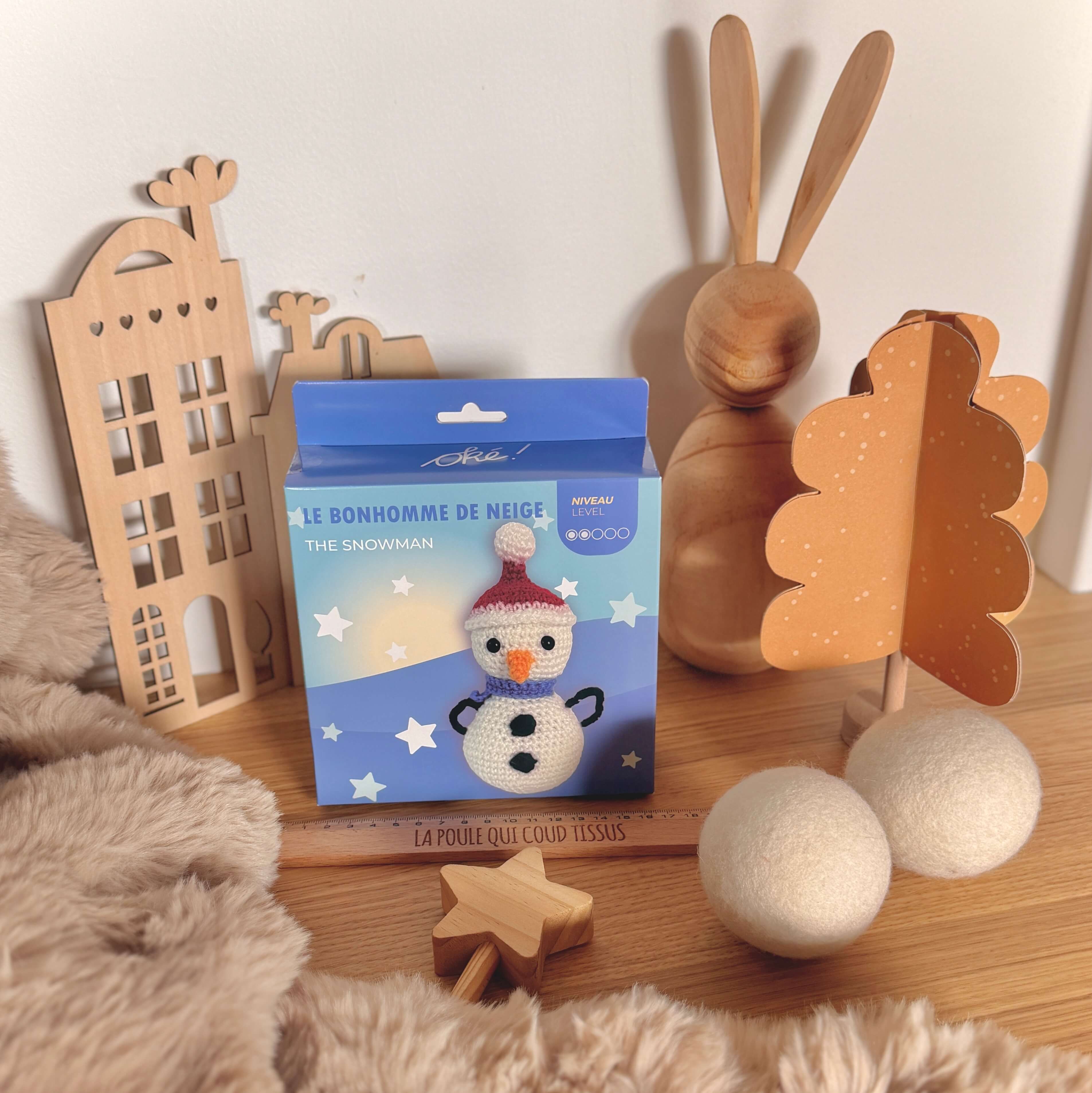 Kit Amigurumi -☃️ Snow Le Bonhomme de Neige ☃️