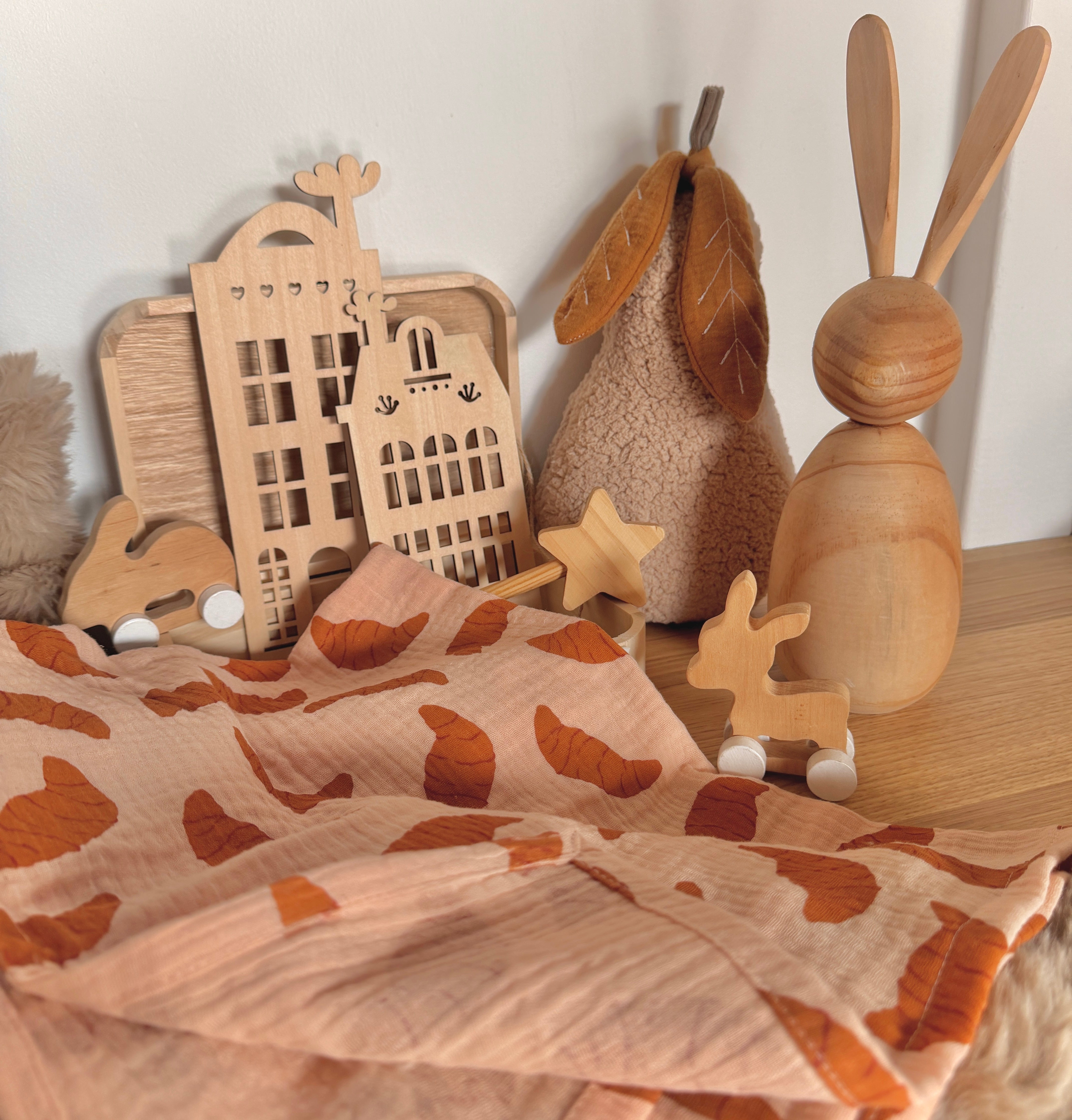 Lange en Double Gaze / Croissant