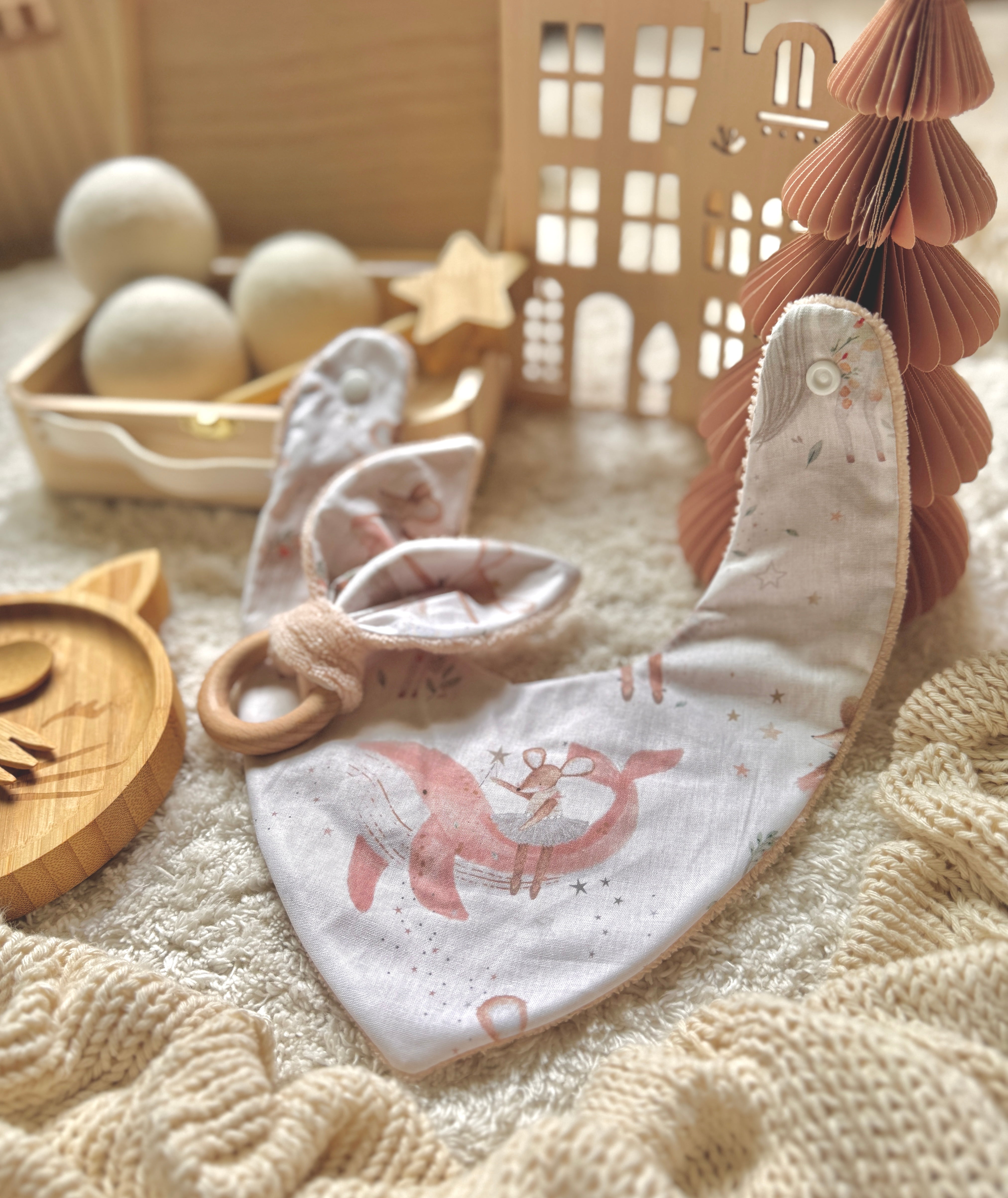Bavoir Bandana / Mariette