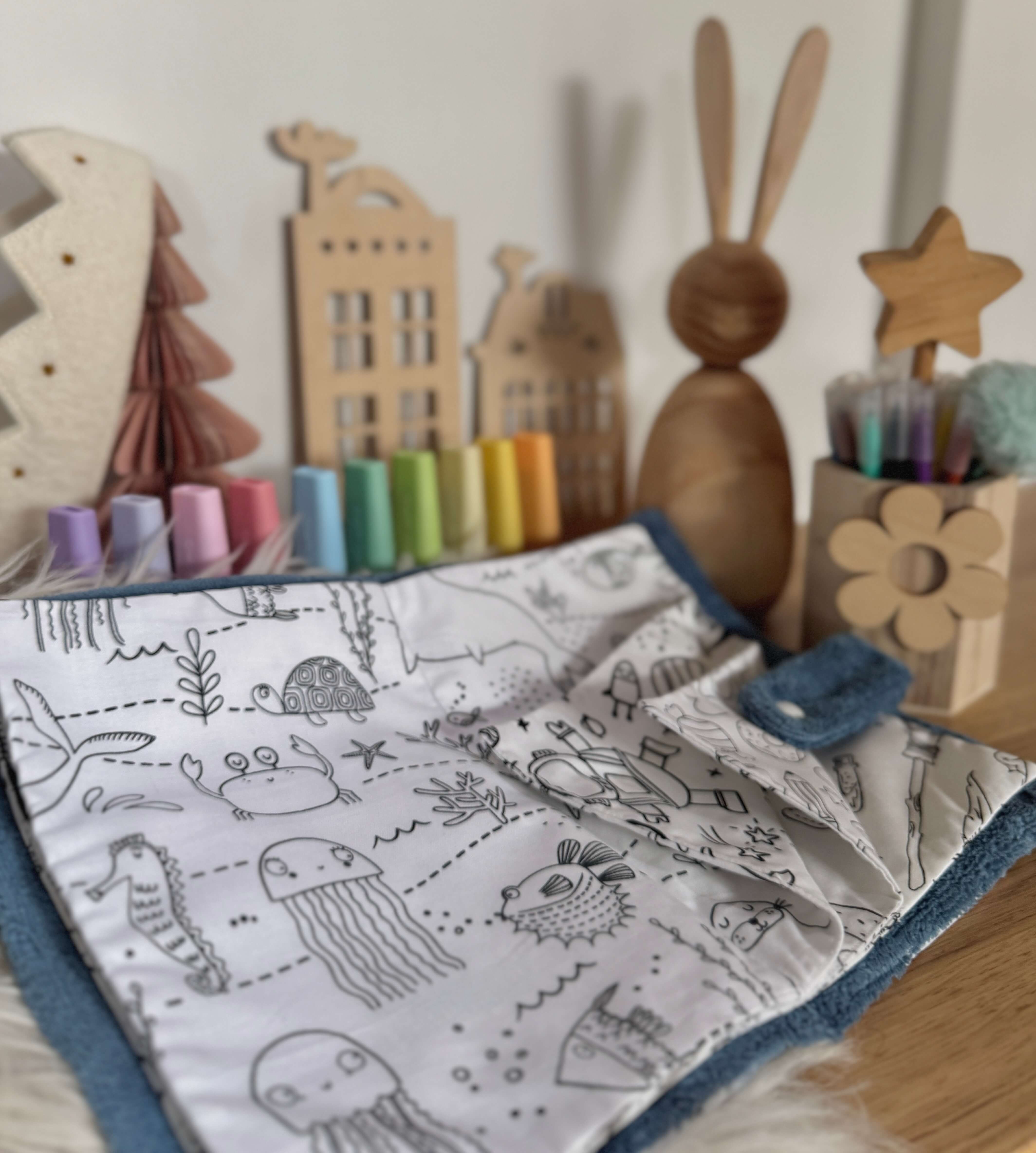 Cahier de Coloriage Lavable / Ahoy