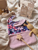 Bavoir Grand Bout'Chou / Tissu Imperméable Osaya - Bambou Pétale