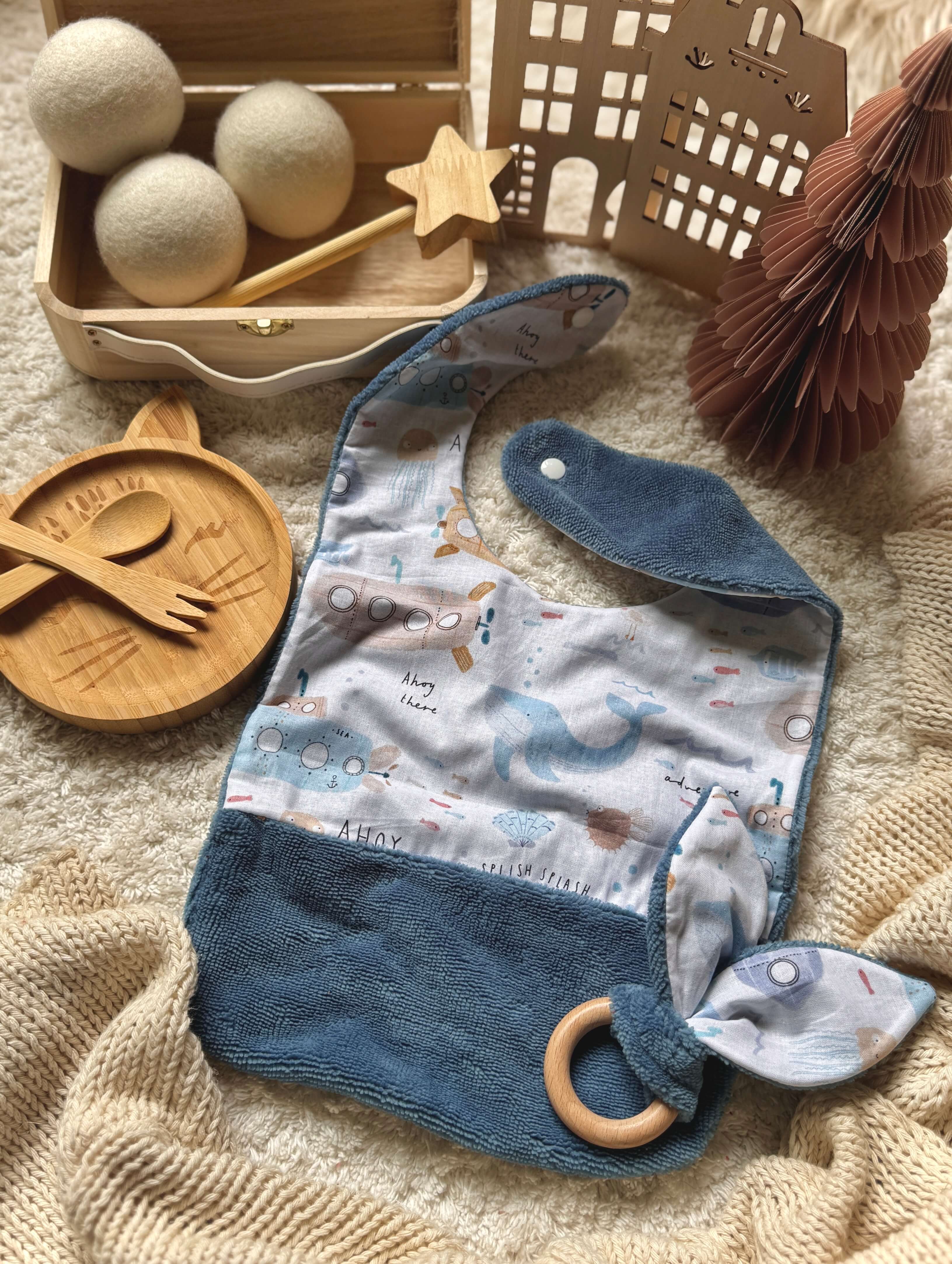 Bavoir Grand Bout'Chou / Ahoy