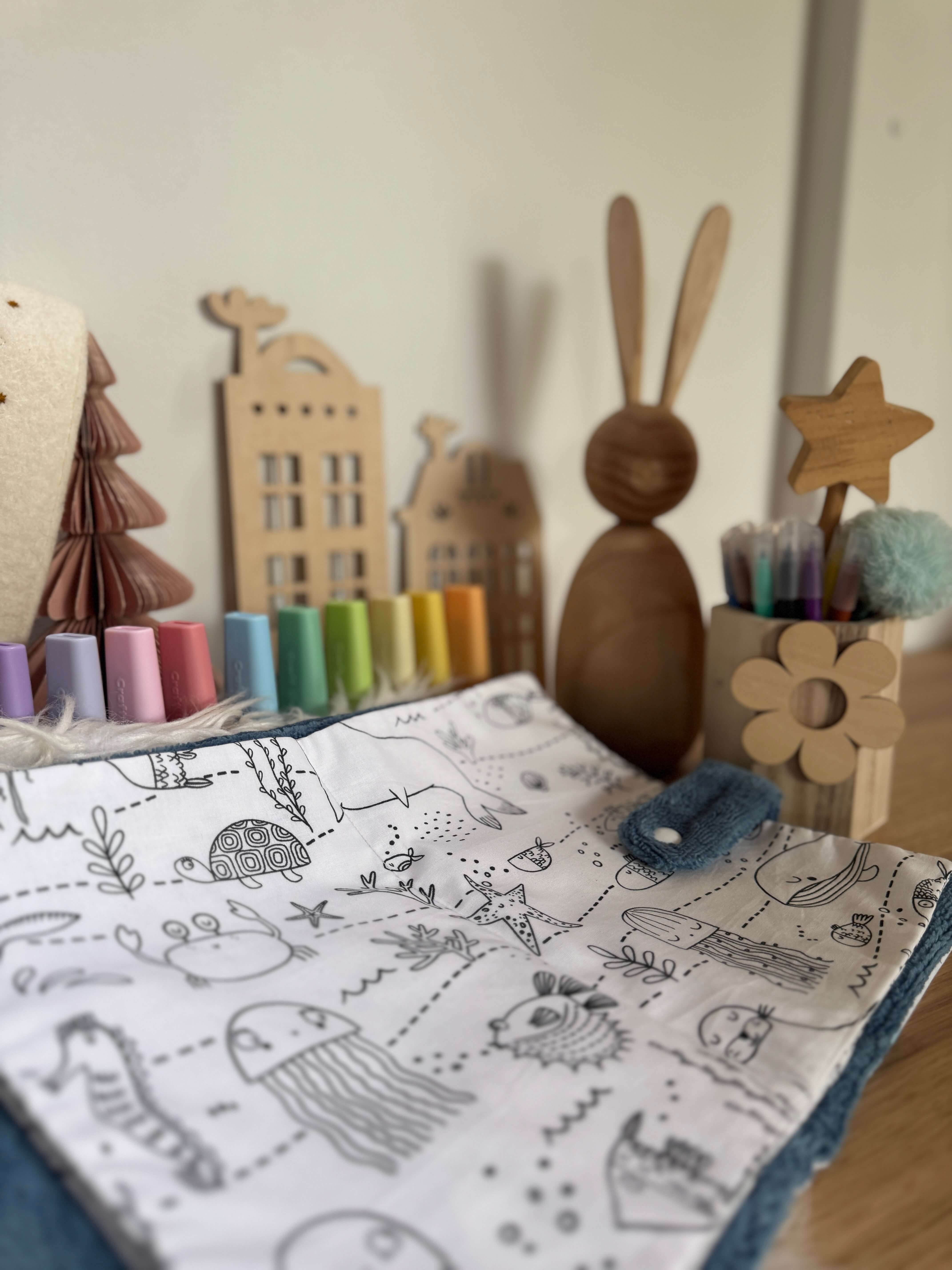 Cahier de Coloriage Lavable / Gogogo