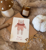 Carte “Doudou Chat blanc"