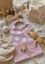 Bavoir Grand Bout'Chou / Tissu Imperméable Jexy - Bambou Pétale