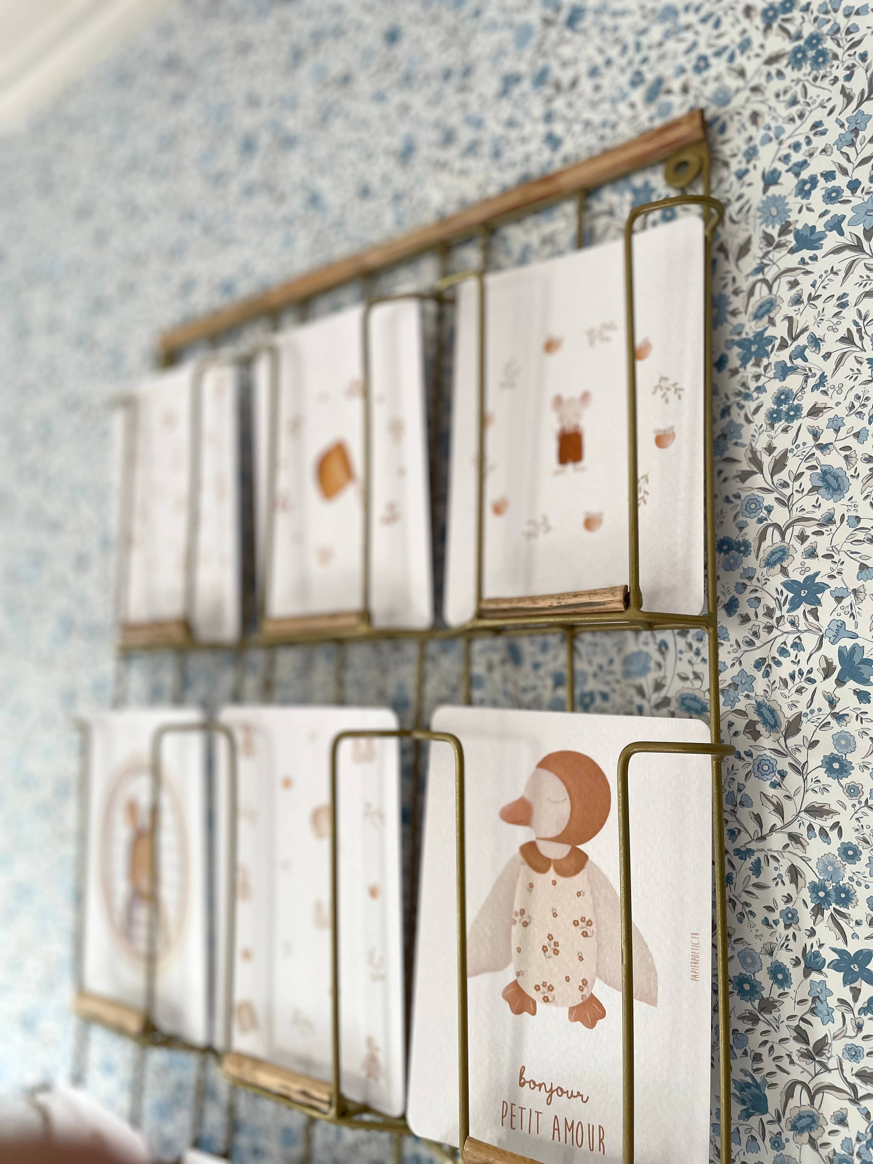 Carte "Doudou Canard Girl"