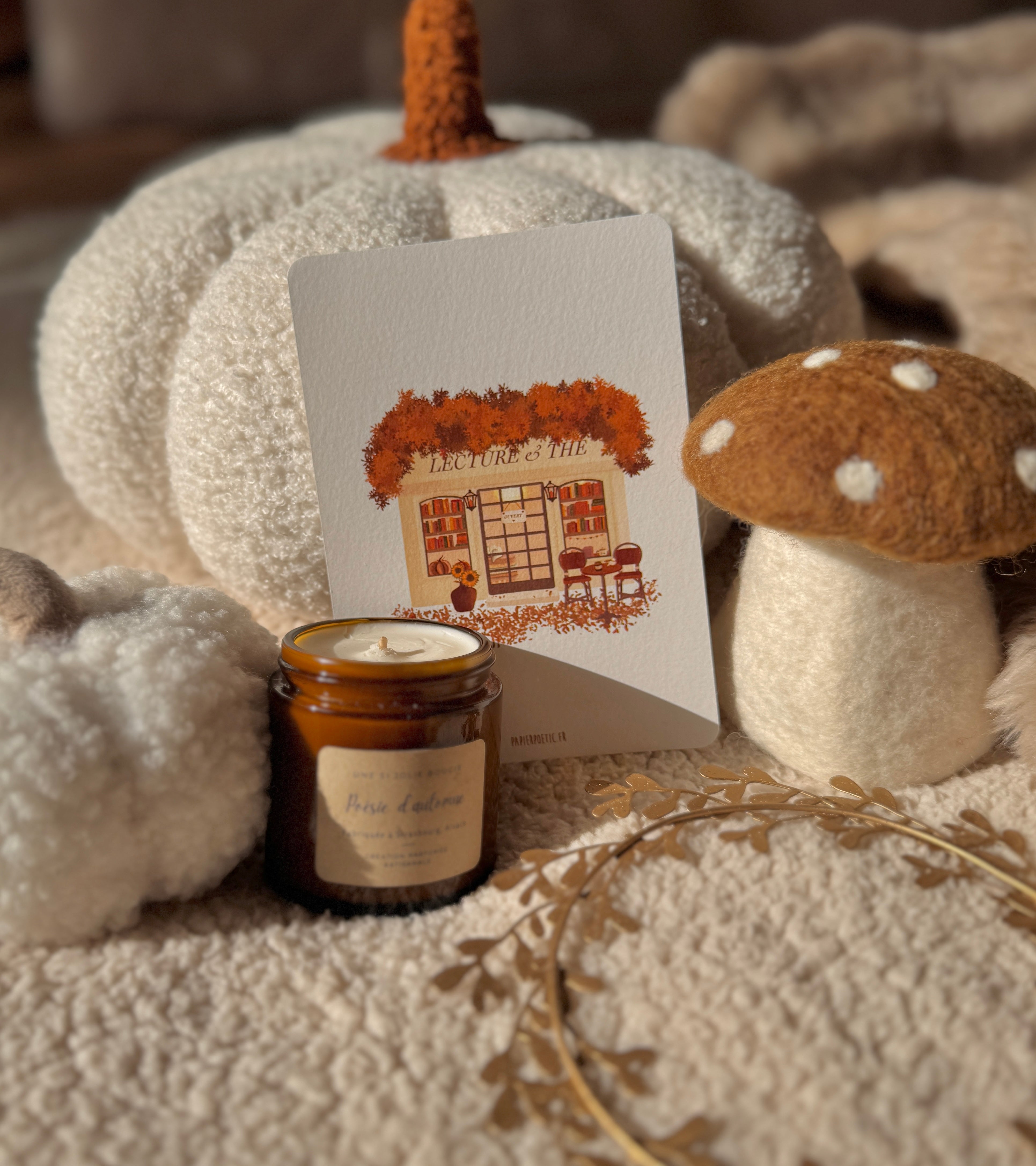 Carte "Lecture & Thé"