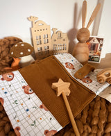 Protège Carnet de Santé / Albert - Velours Havane