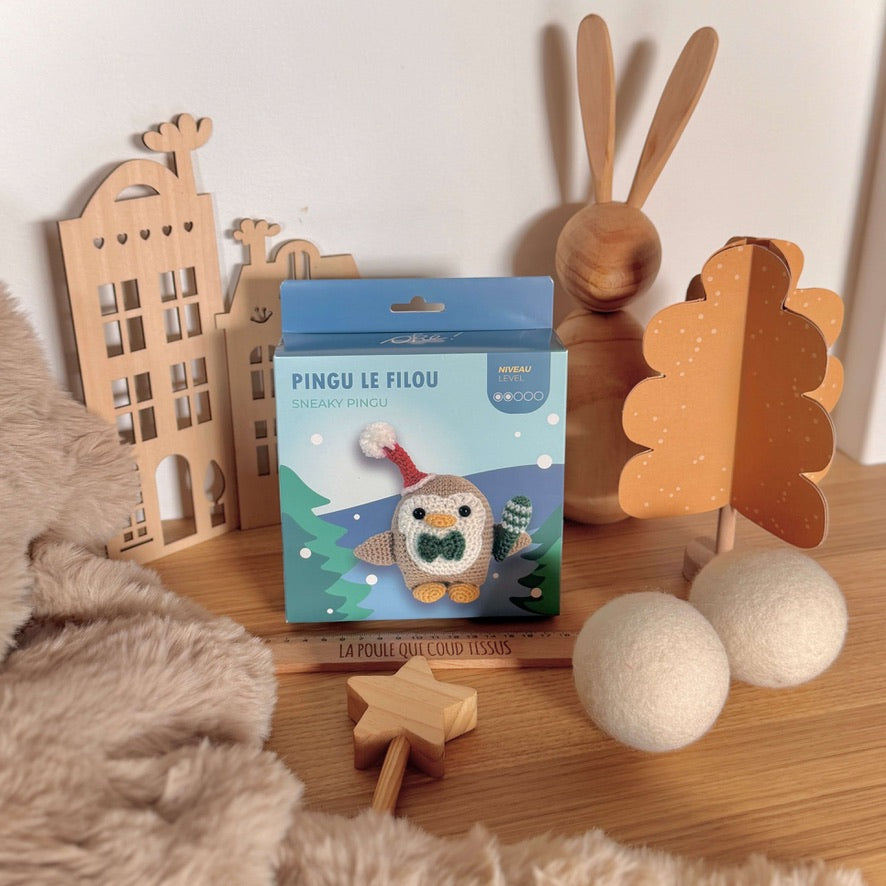 Kit Amigurumi - 🐧 Pingou Le Filou 🐧