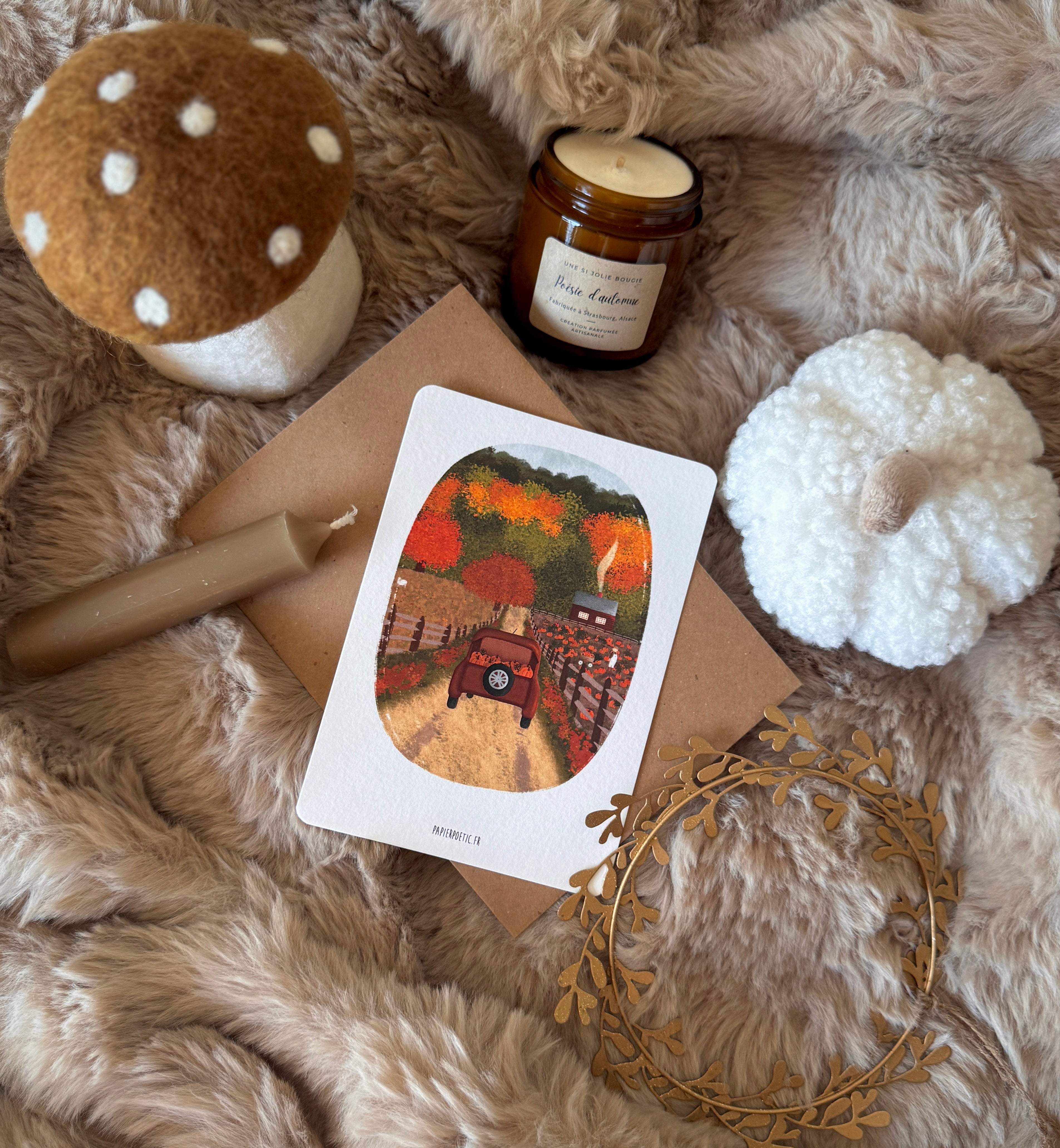 Carte "Paysage d'Automne"