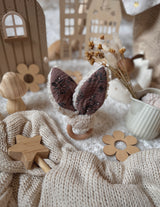 Anneau oreilles de Lapin en hêtre / Double Gaze Gully