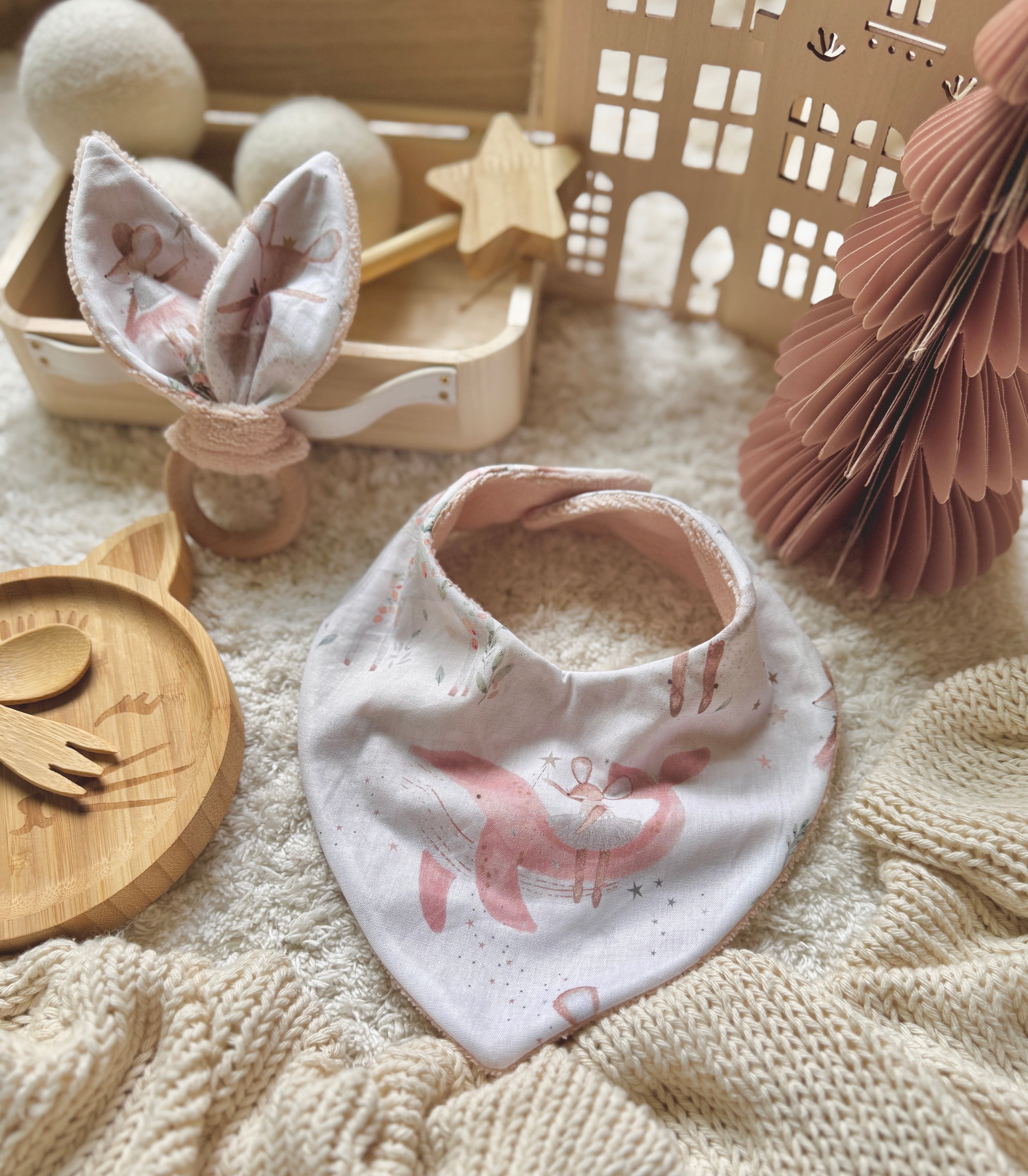 Bavoir Bandana / Mariette