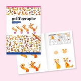 Kit de dessins créatifs avec pochoirs / Griffographe