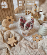 Anneau oreilles de Lapin en hêtre / Double Gaze Oscalia