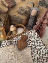 Liste de Naissance de Vanessa - Couverture Hiver - 65x80cm - Roxibou / Minky Bubble Ecru