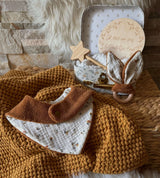 Liste de Naissance de Vanessa - Bavoir Bandana - Roxibou / Bambou Fougère