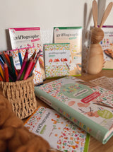 Kit de dessins créatifs avec pochoirs / Griffographe