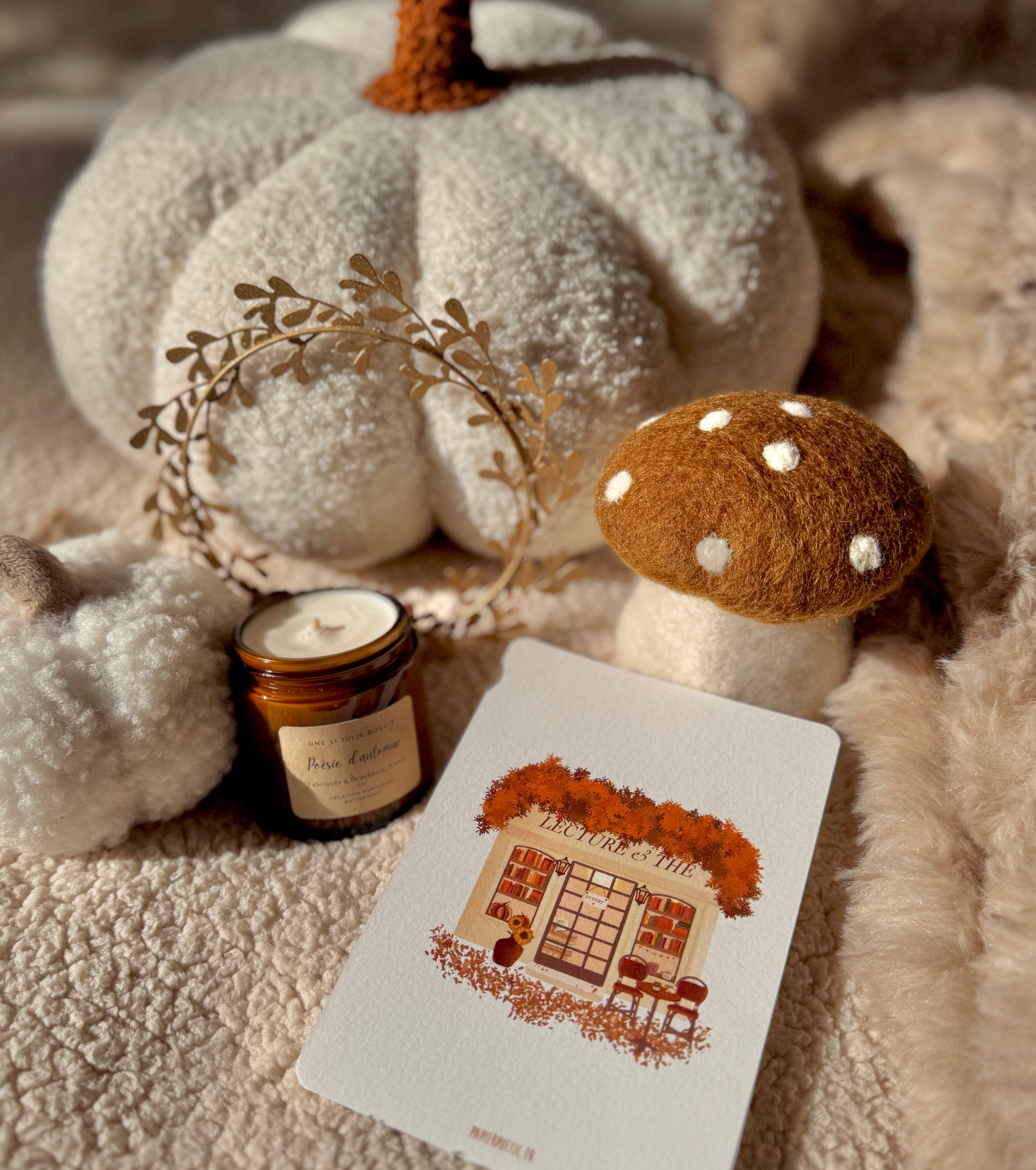 Carte "Lecture & Thé"