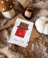 Carte "Chocolat de Noël"