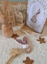 Anneau oreilles de Lapin en hêtre / Anouchka