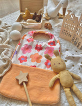 Bavoir Grand Bout'Chou / Tissu Imperméable Utopia - Bambou Melon