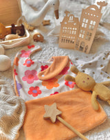 Bavoir Grand Bout'Chou / Tissu Imperméable Utopia - Bambou Melon