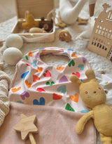 Bavoir Grand Bout'Chou / Tissu Imperméable Chrichri - Bambou Skin