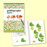 Kit de dessins créatifs avec pochoirs / Griffographe