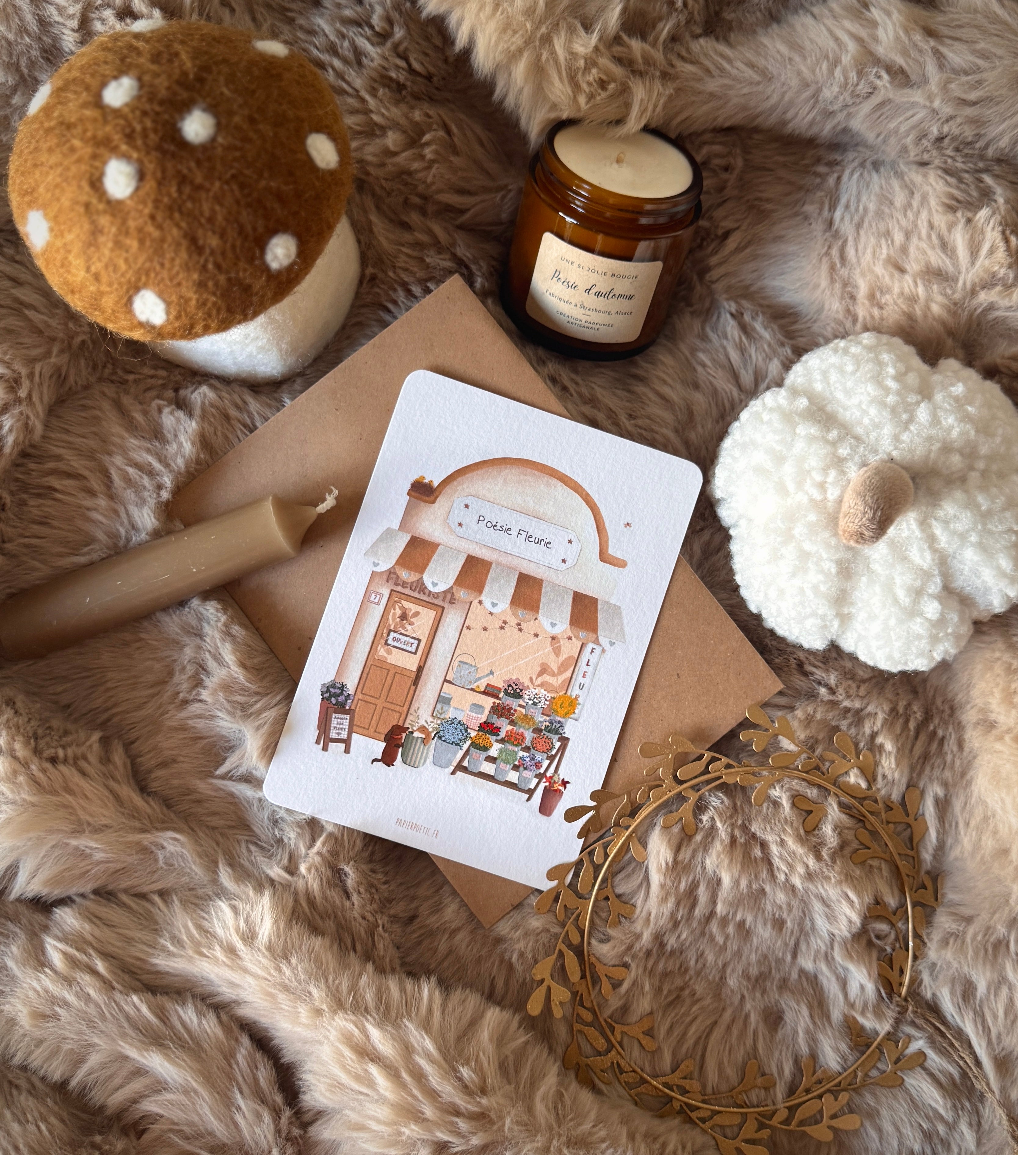 Carte "Chez le Fleuriste"