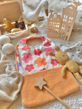 Bavoir Grand Bout'Chou / Tissu Imperméable Utopia - Bambou Melon