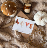 Carte "Ballons Love"