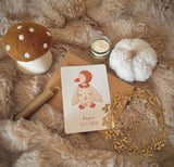 Carte "Doudou Canard Girl"