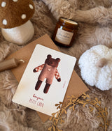 Carte “Doudou Ours marron"