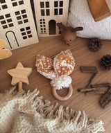 Anneau oreilles de Lapin en hêtre /  Tolly