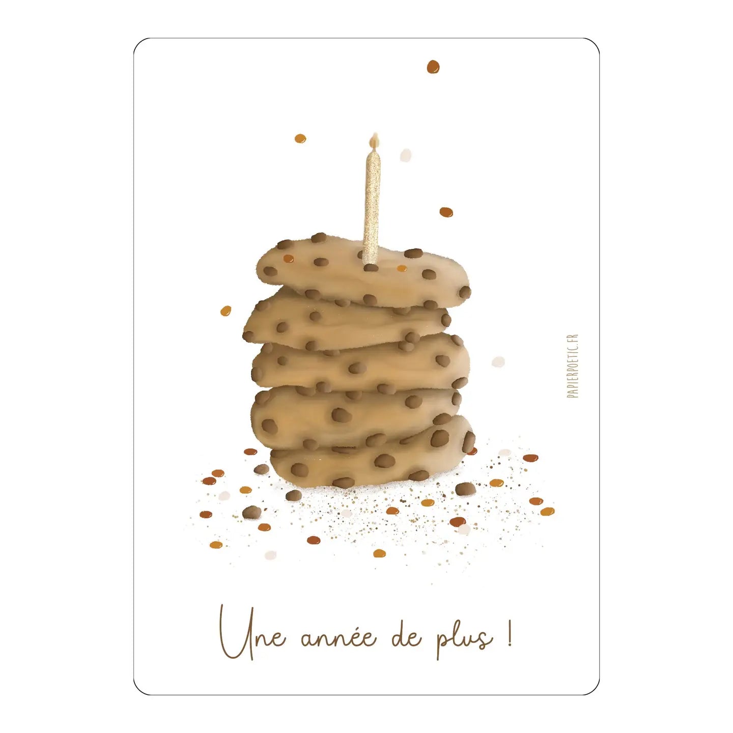 Carte "Anniversaire Cookies"