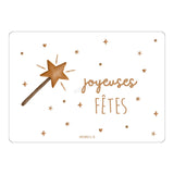 Carte "Baguette de fête" - Joyeuses Fêtes