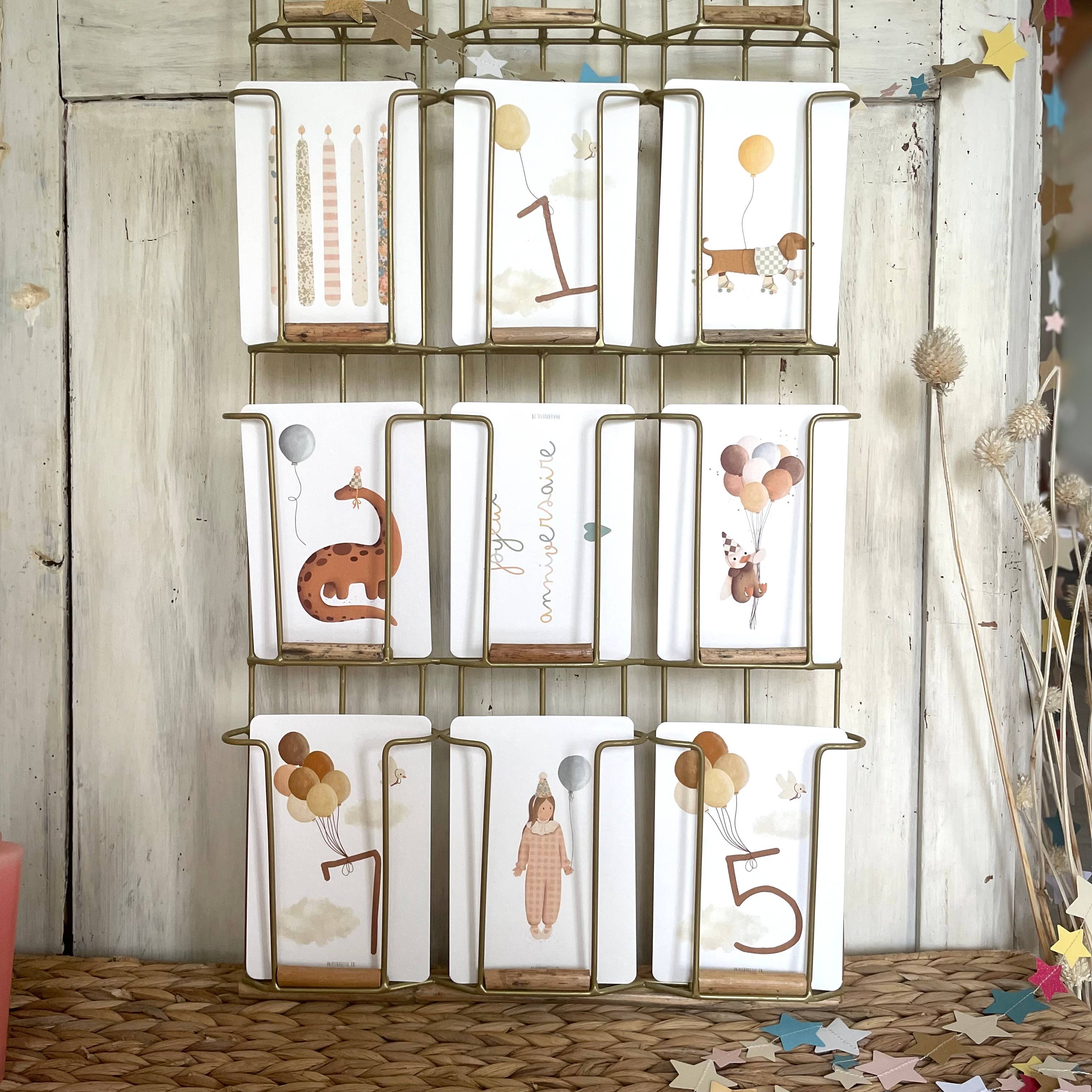 Carte "Dino en fête"