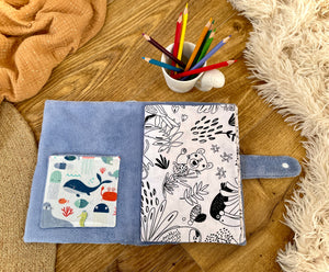Cahier de Coloriage Lavable / Seafriends